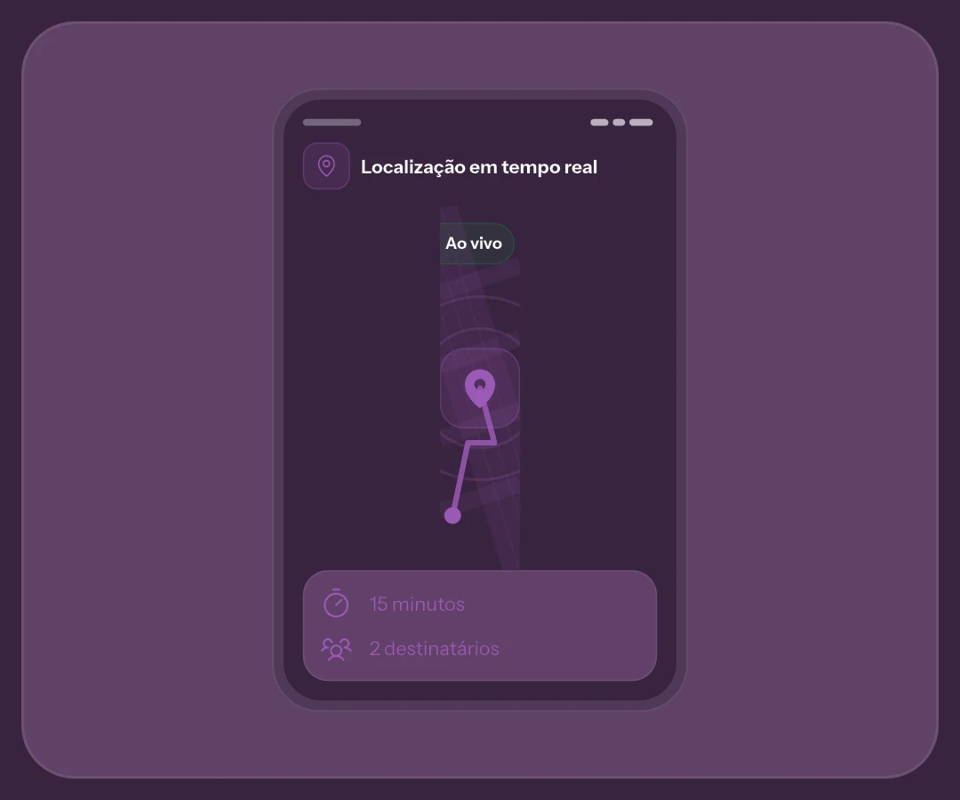 Grafismo de Novidades com duração e contactos de uma live