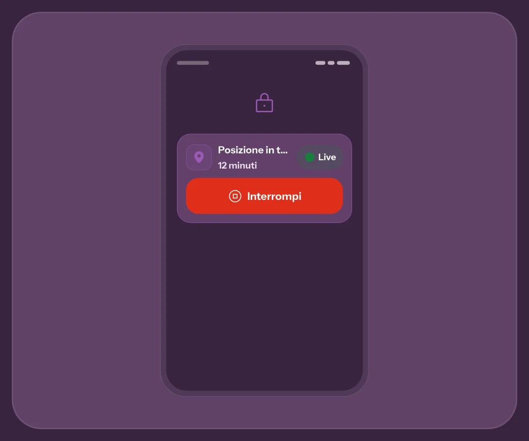 Grafica delle Novità con notifica Android e Live Activity iPhone