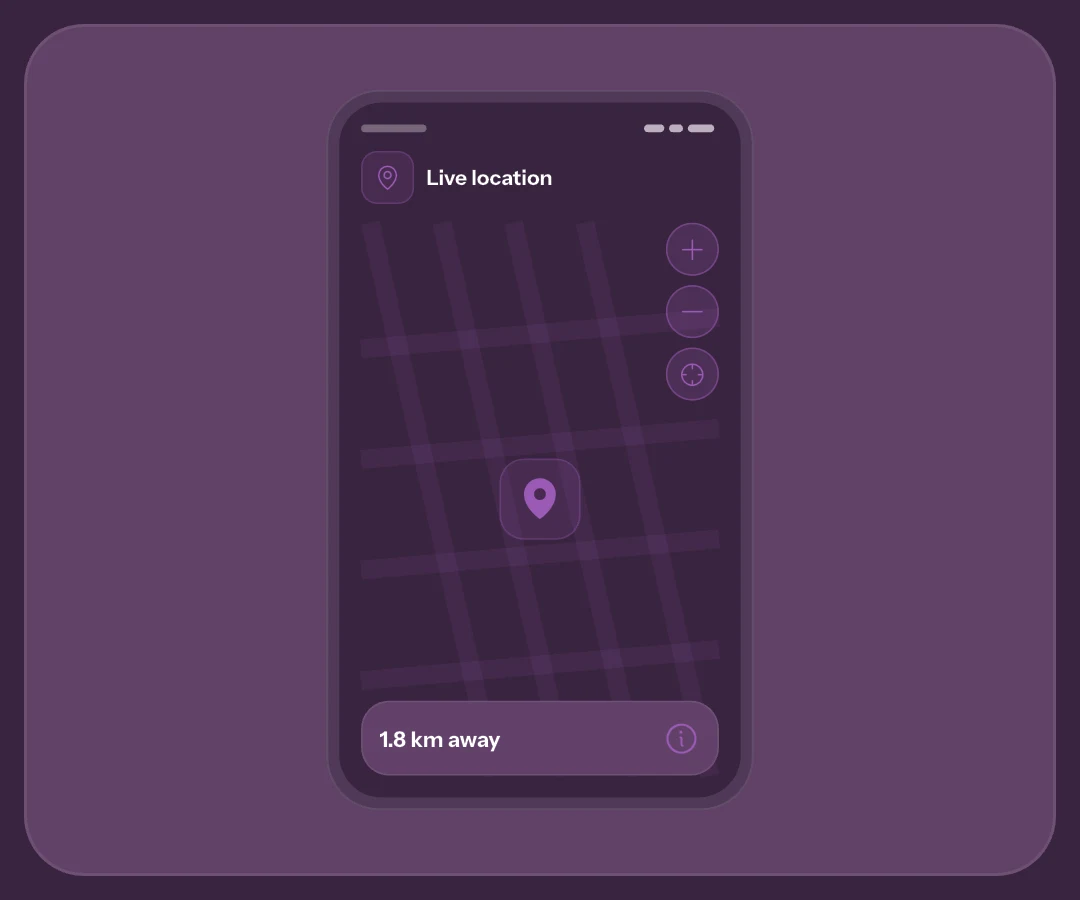What’s New artwork with distance, point and accuracy area