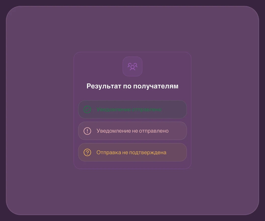 Результат каждому вместо неоднозначного итога