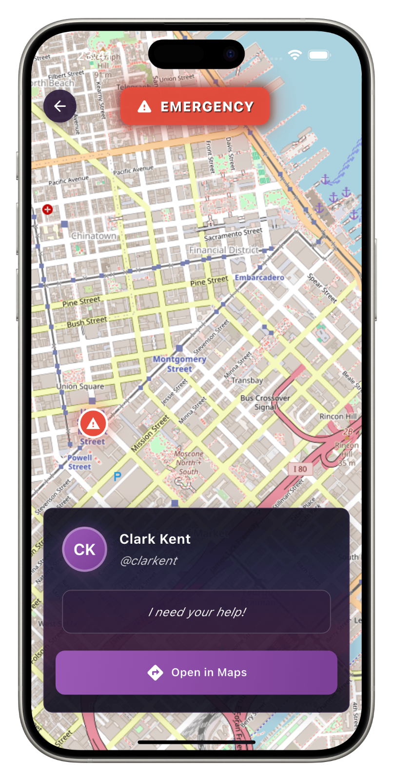 Dettagli notifiche: visualizza lo stato dei membri del circle